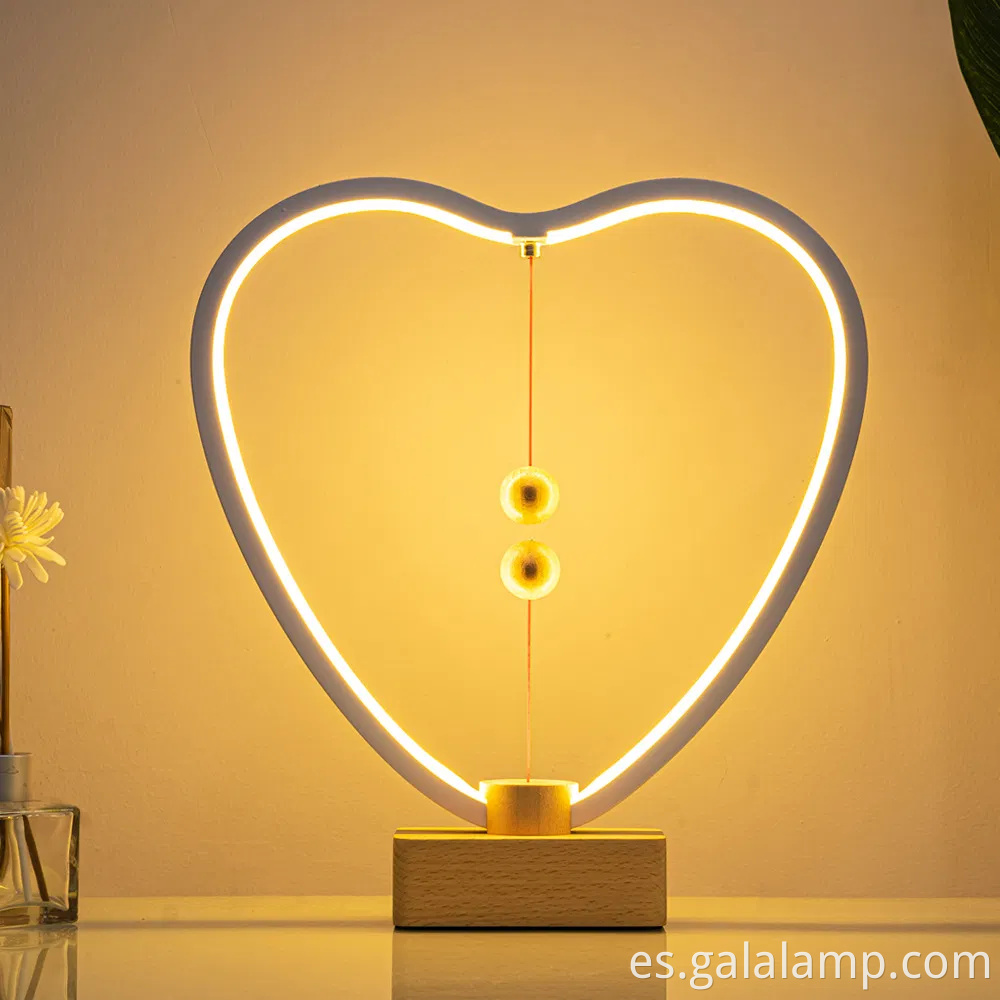 Luz nocturna flotante moderna para un ambiente casero elegante